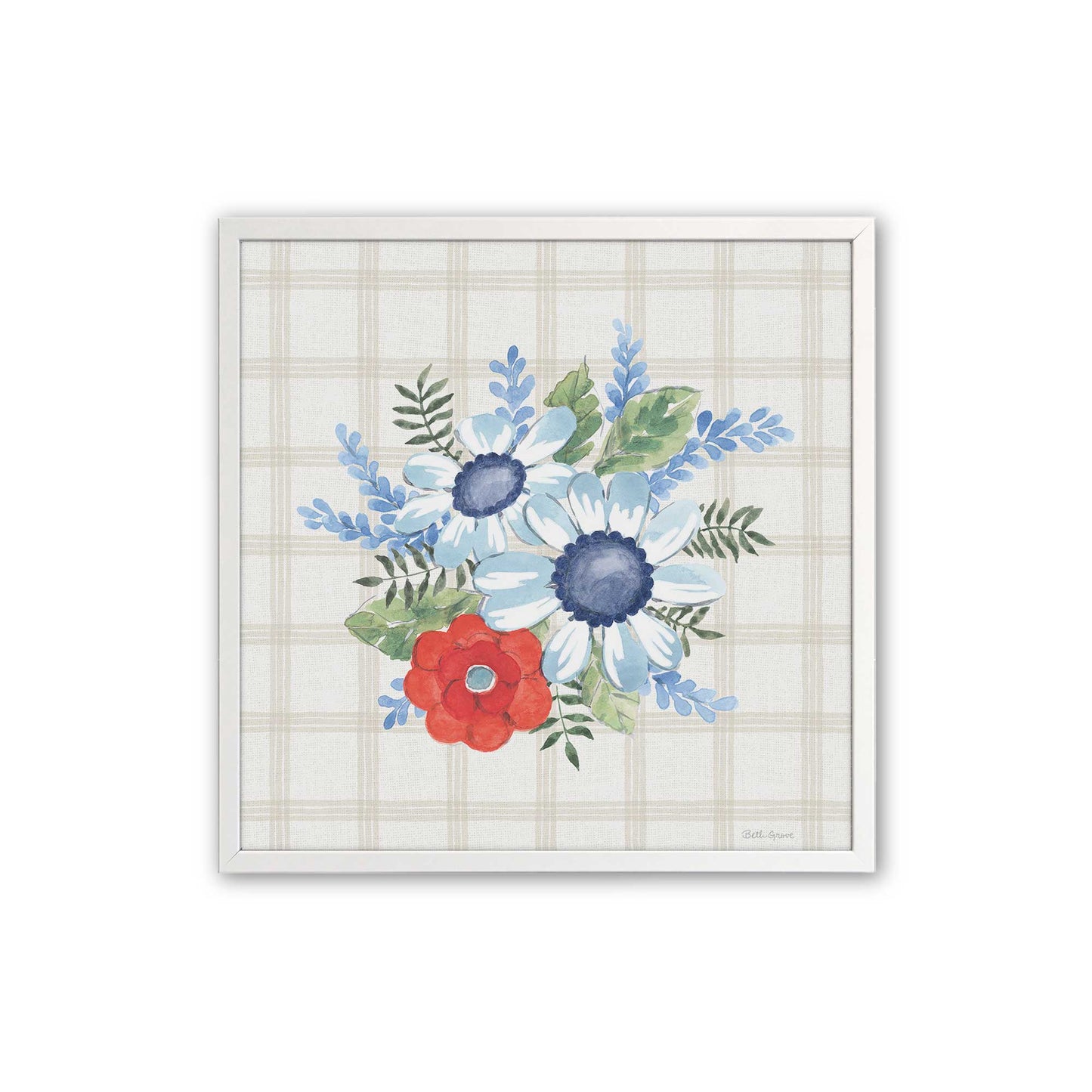 [Color:Opaque White], Picture of art in an Opaque White frame
