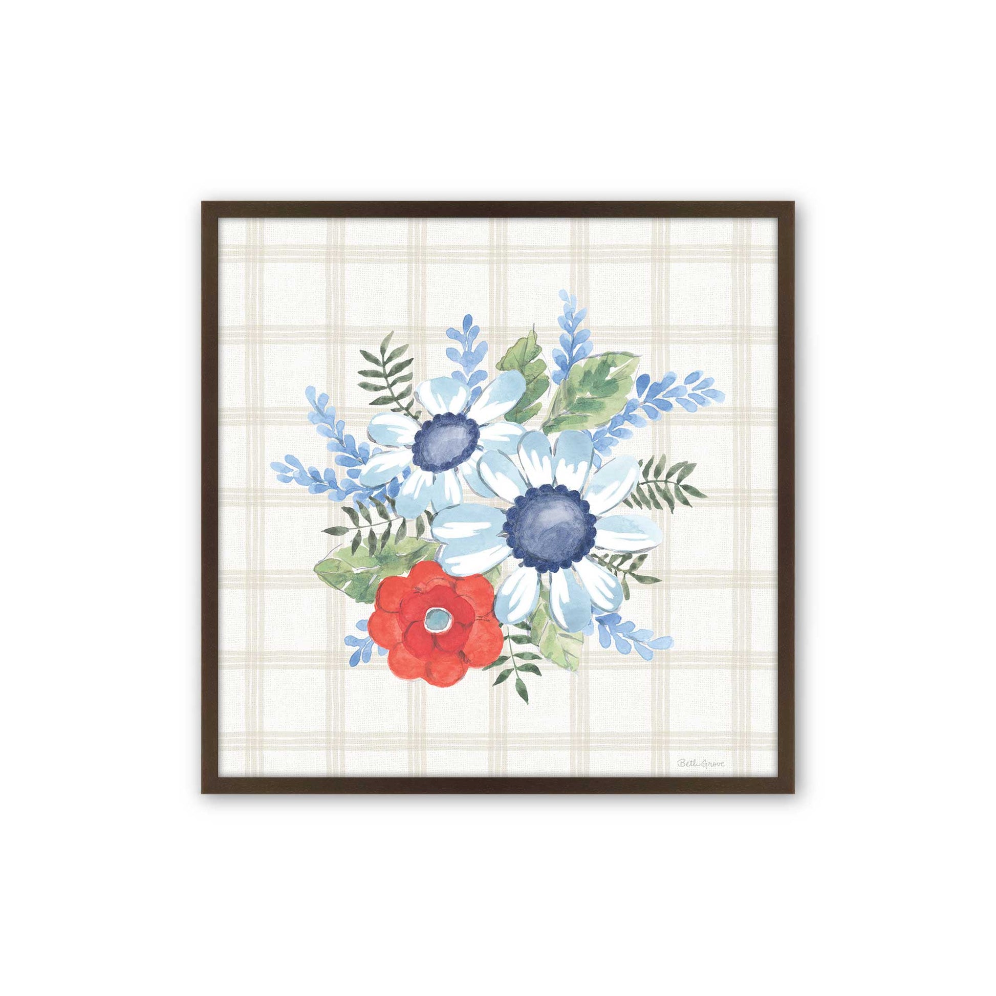 [Color:Espresso], Picture of art in a Espresso frame