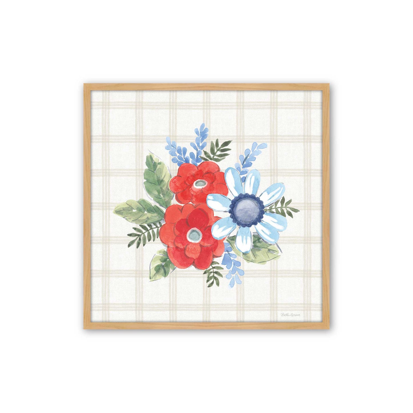 [Color:American Maple], Picture of art in a American Maple frame