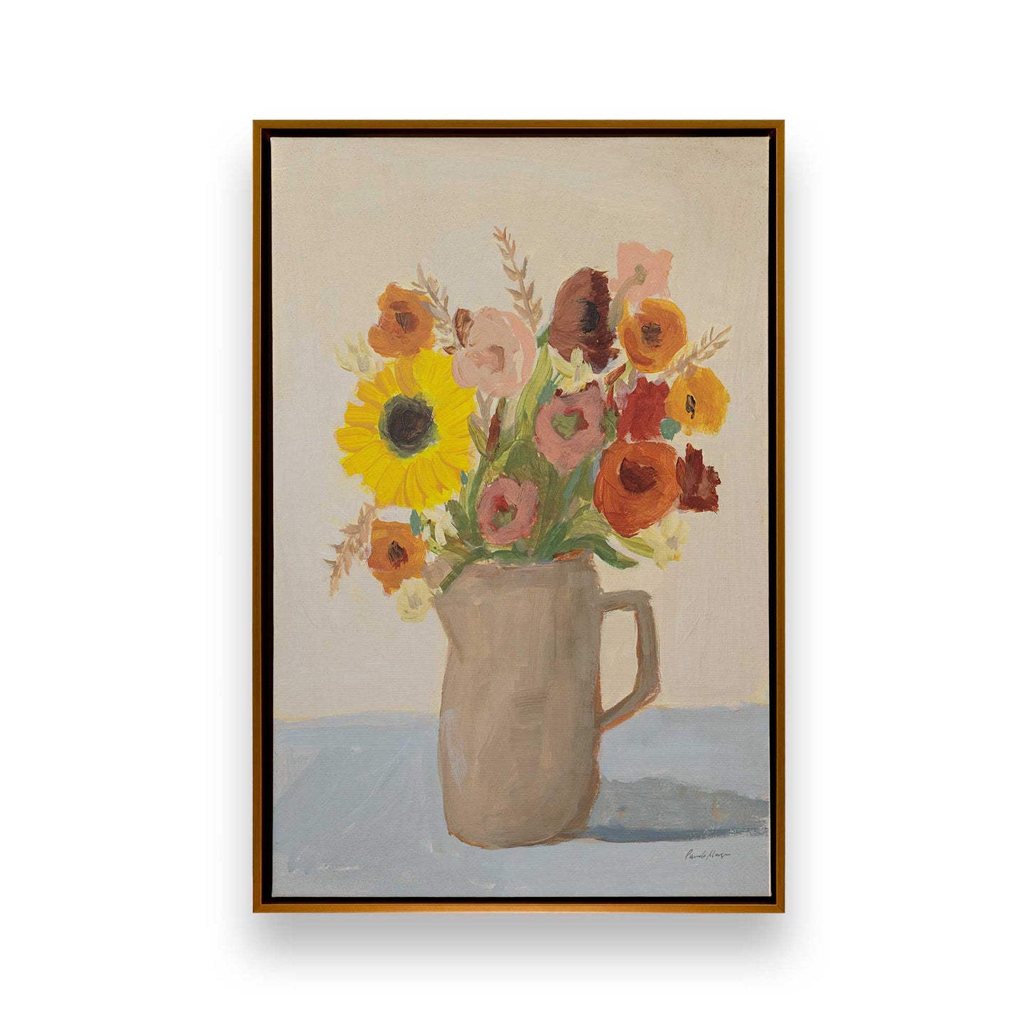[Color:Polished Gold], Picture of art in a Polished Gold frame