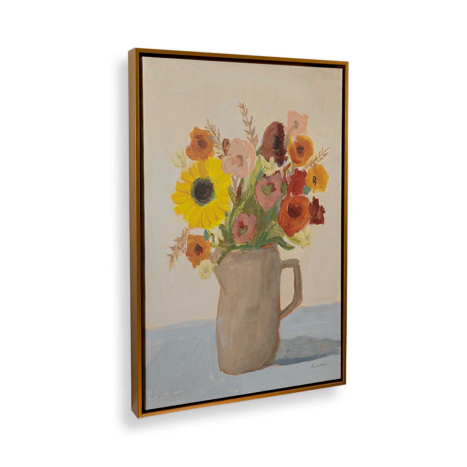 [Color:Polished Gold], Picture of the corner of the art