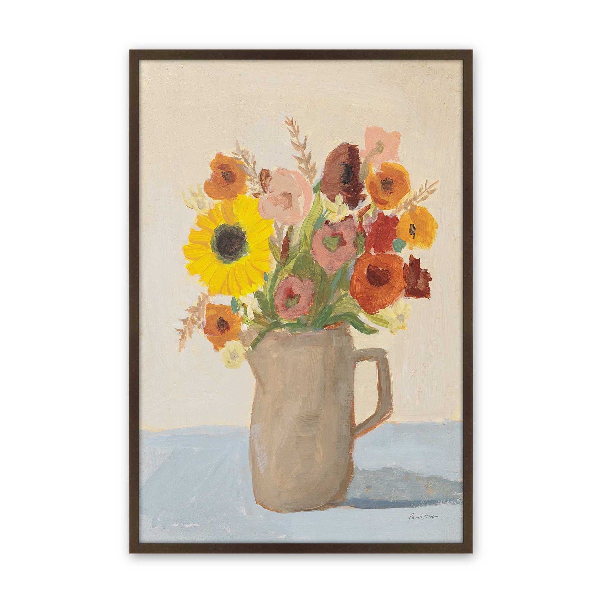 [Color:Belvinder Brown], Picture of art in a Belvinder Brown frame