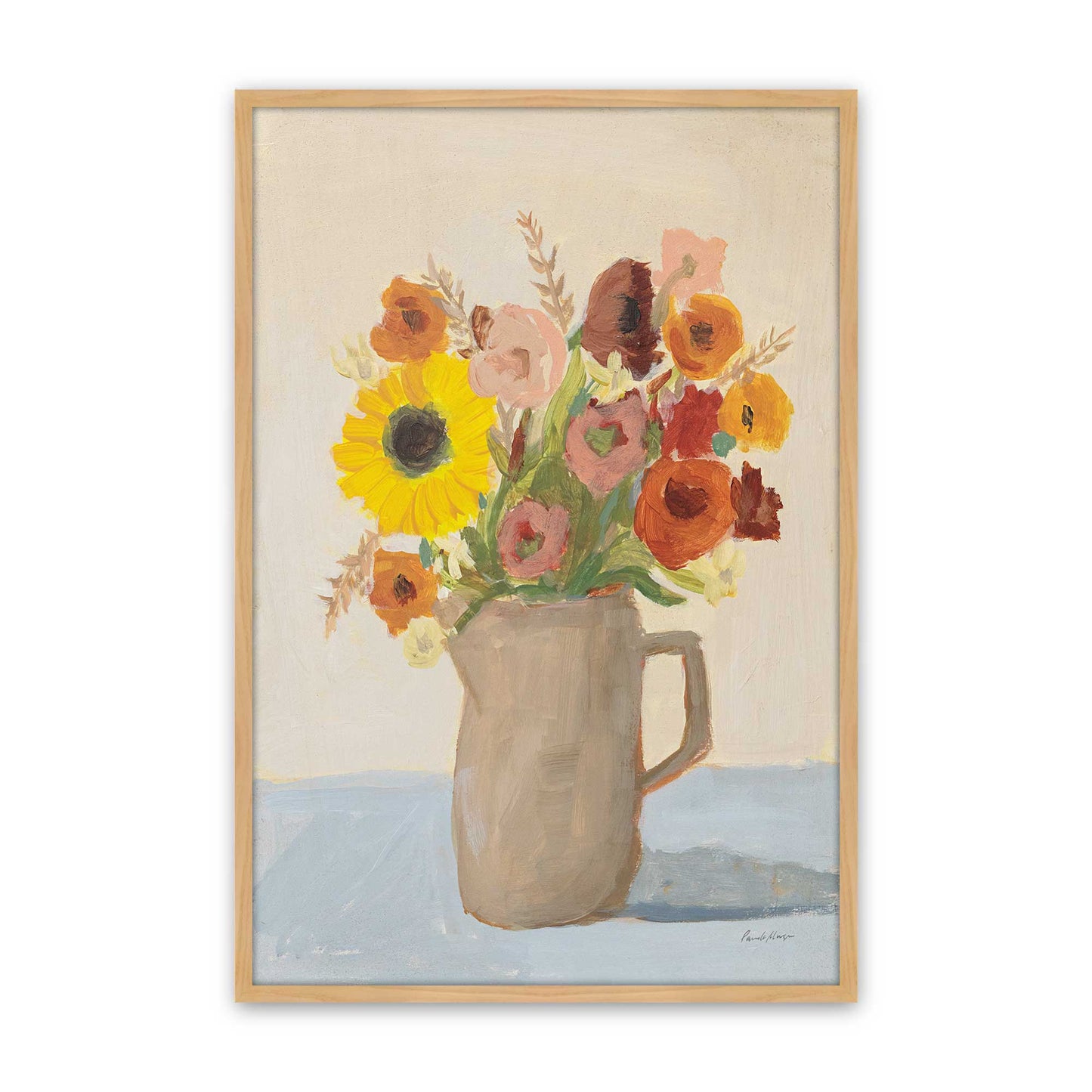 [Color:American Maple], Picture of art in a American Maple frame