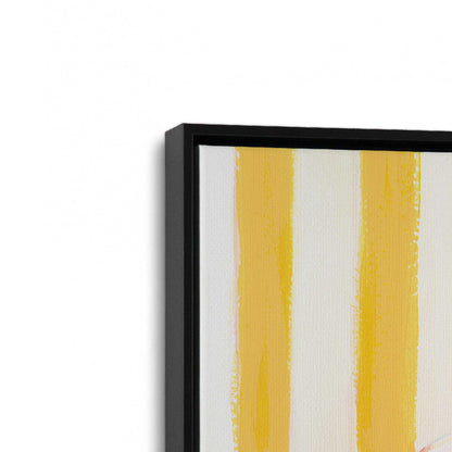 [Color:Satin Black], Picture of art in a Satin Black frame at an angle