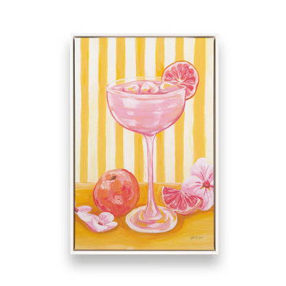 [Color:Opaque White], Picture of art in a White frame