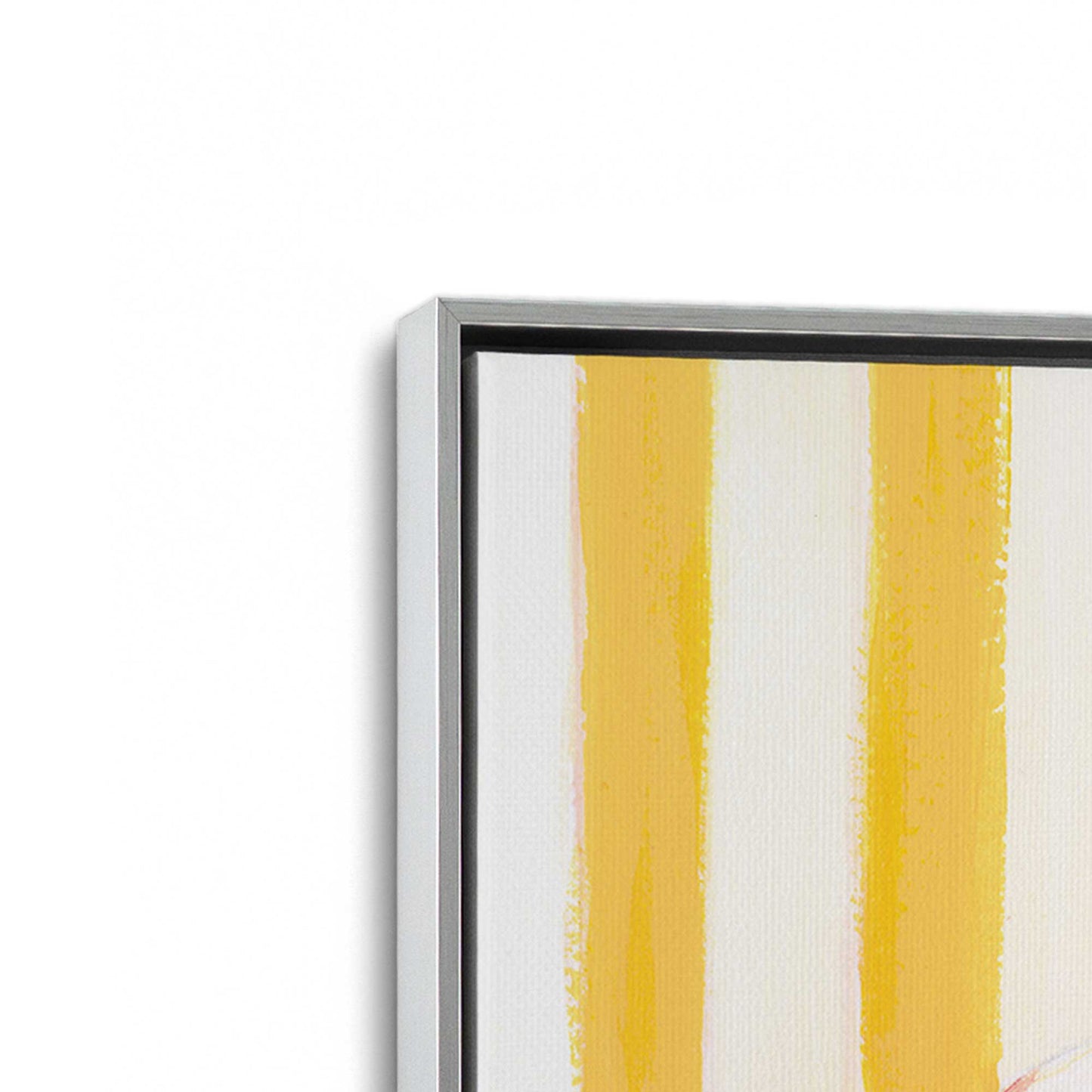 [Color:Polished Chrome], Picture of art in a Polished Chrome frame at an angle