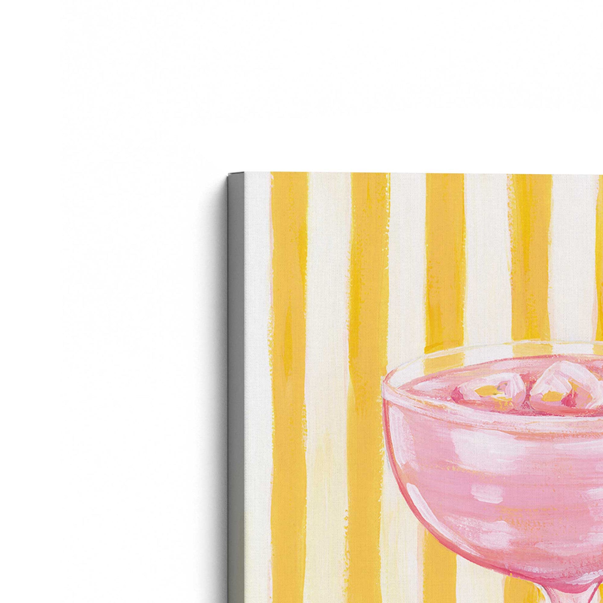 [Color:Stretched Canvas], Picture of the corner of the art