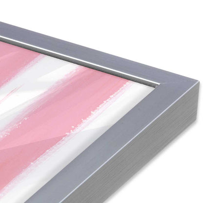 [Color:Polished Chrome], Picture of art in a Polished Chrome frame at an angle