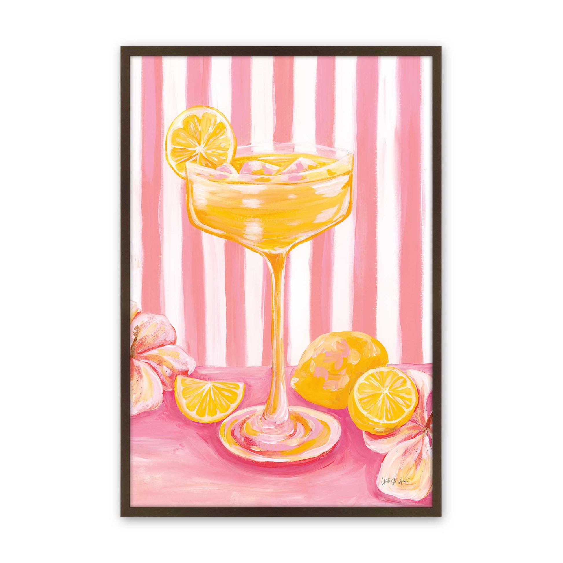 [Color:Belvinder Brown], Picture of art in a Belvinder Brown frame