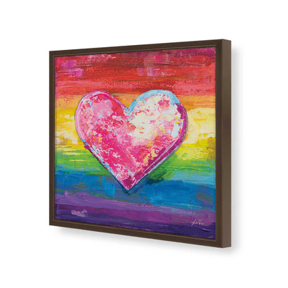 [Color:Espresso], Picture of art in a Espresso frame of the corner