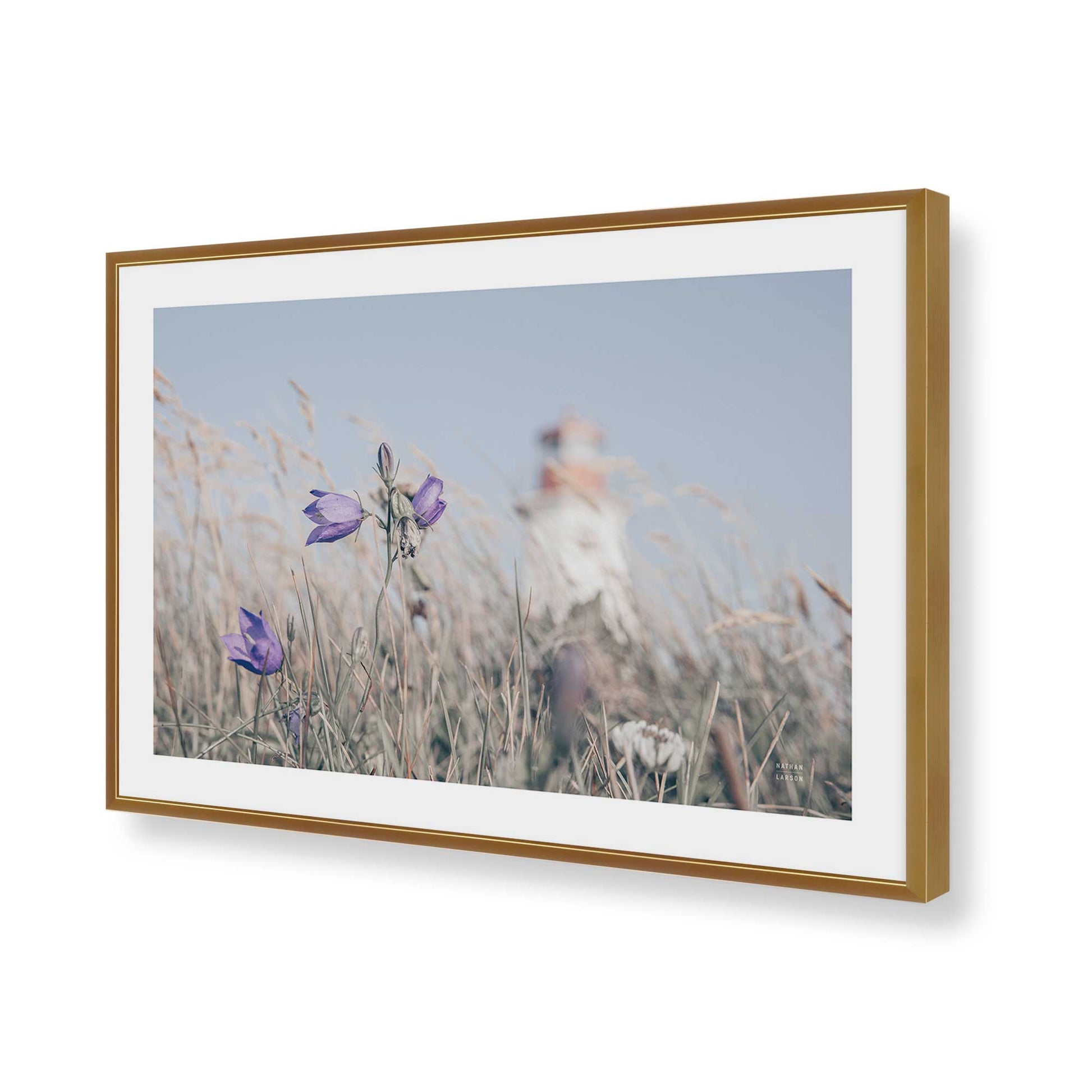 [Color:Polished Gold], Picture of art in a Polished Gold frame of the corner