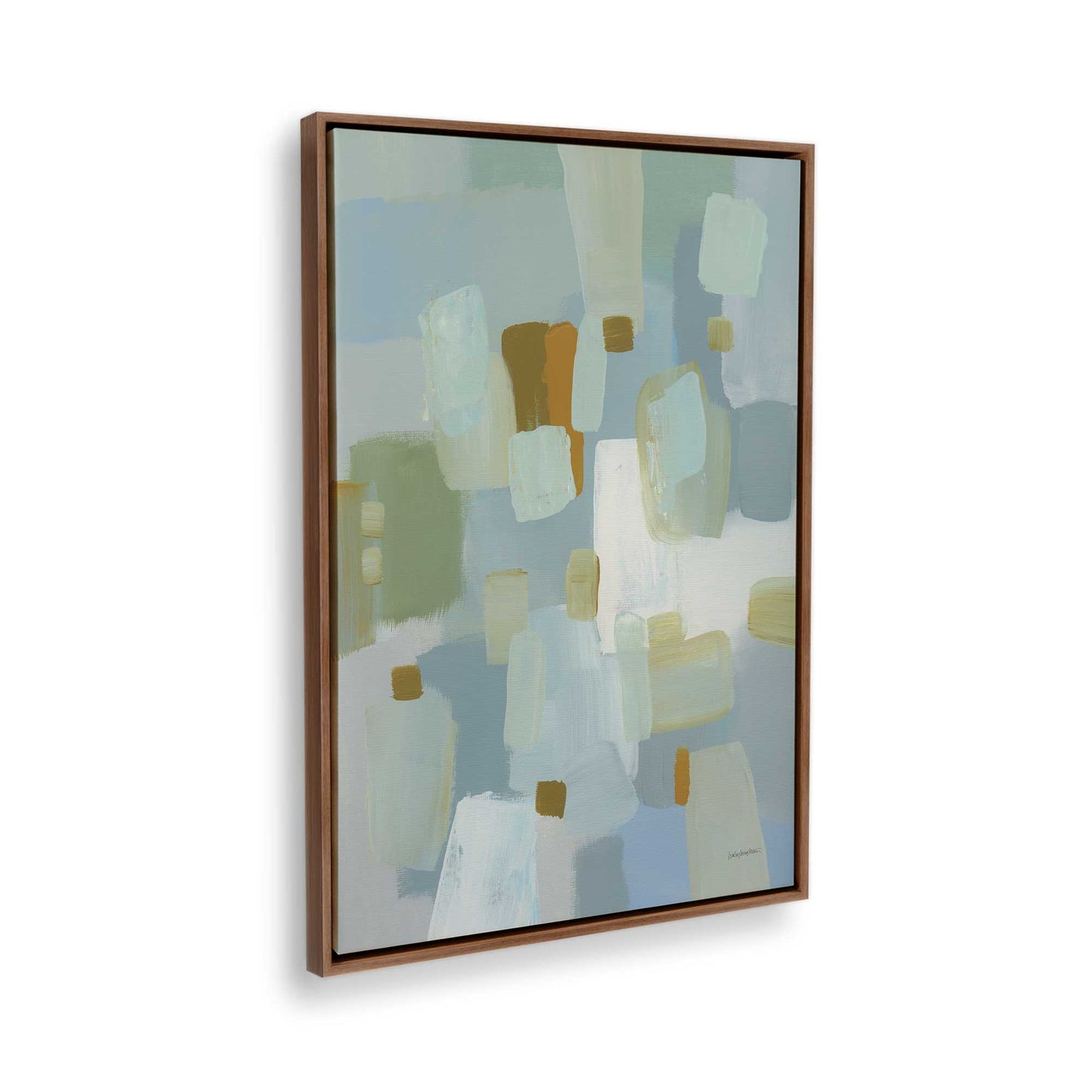 [Color:Walnut], Picture of the corner of the art