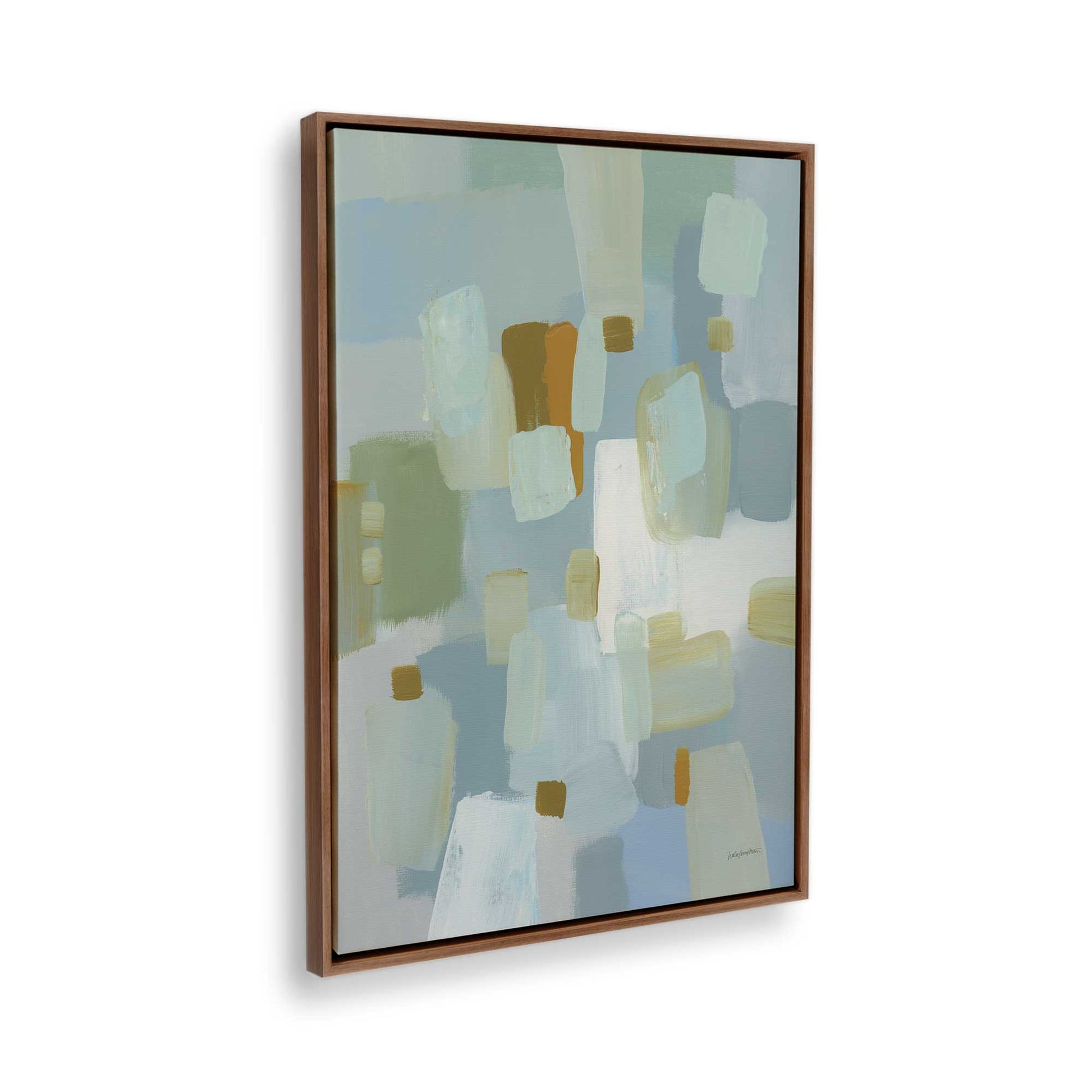 [Color:Walnut], Picture of the corner of the art