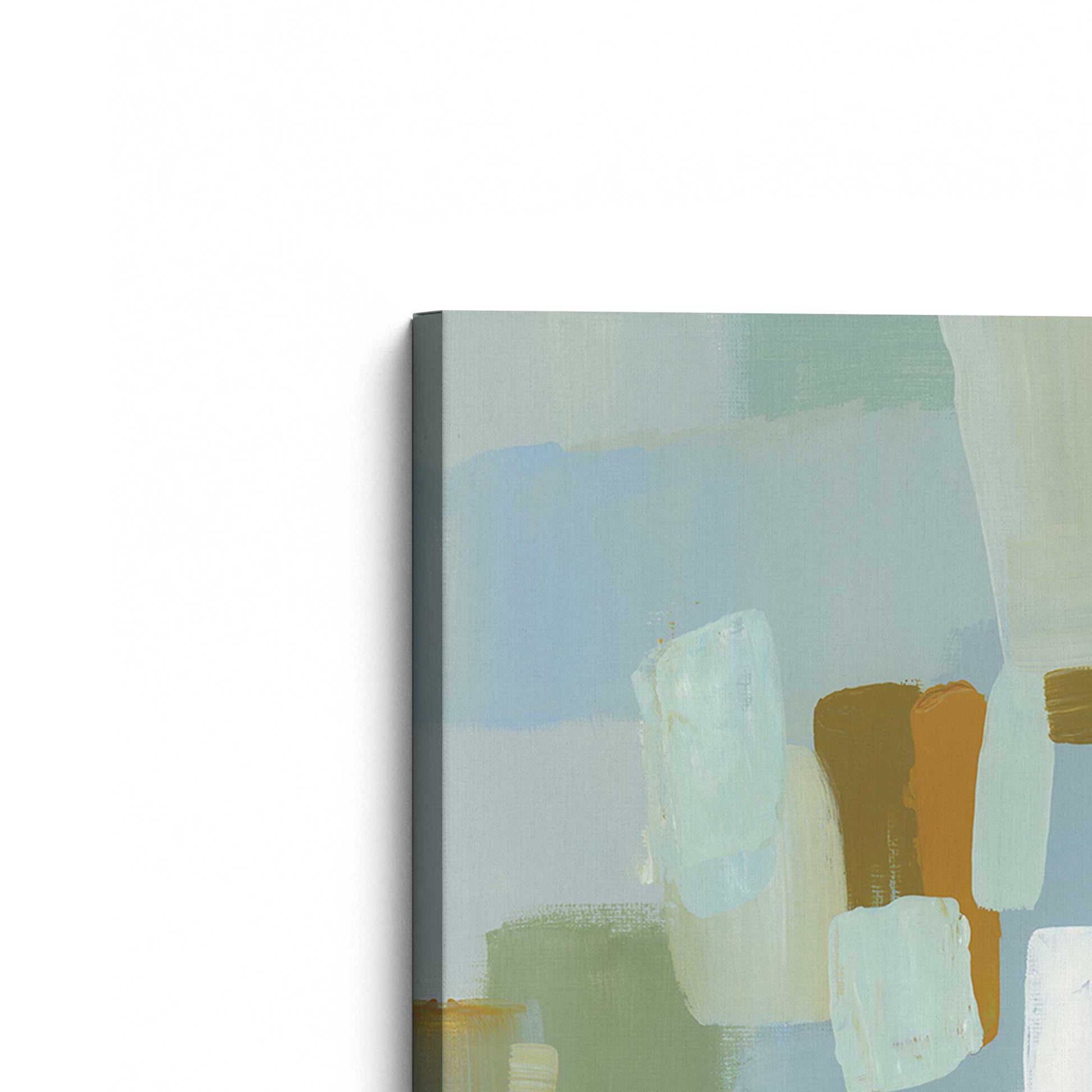 [Color:Stretched Canvas], Picture of the corner of the art