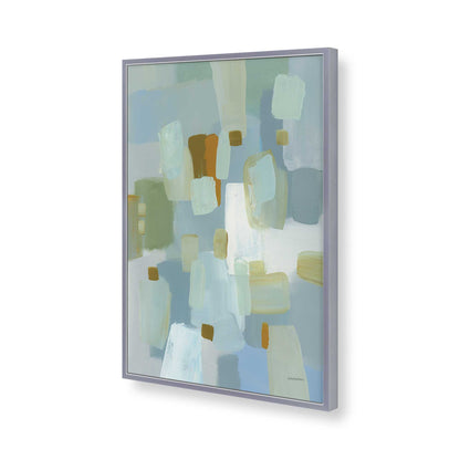 [Color:Polished Chrome], Picture of art in a Polished Chrome frame of the corner