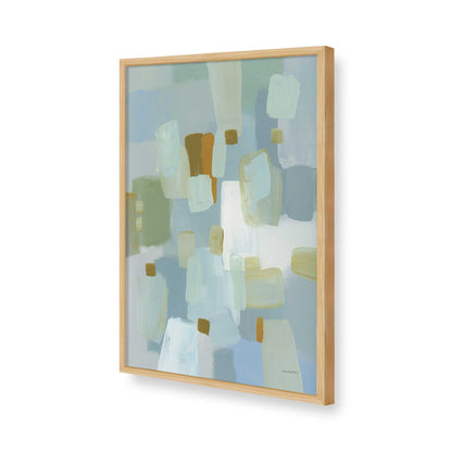 [Color:American Maple], Picture of art in a American Maple frame of the corner