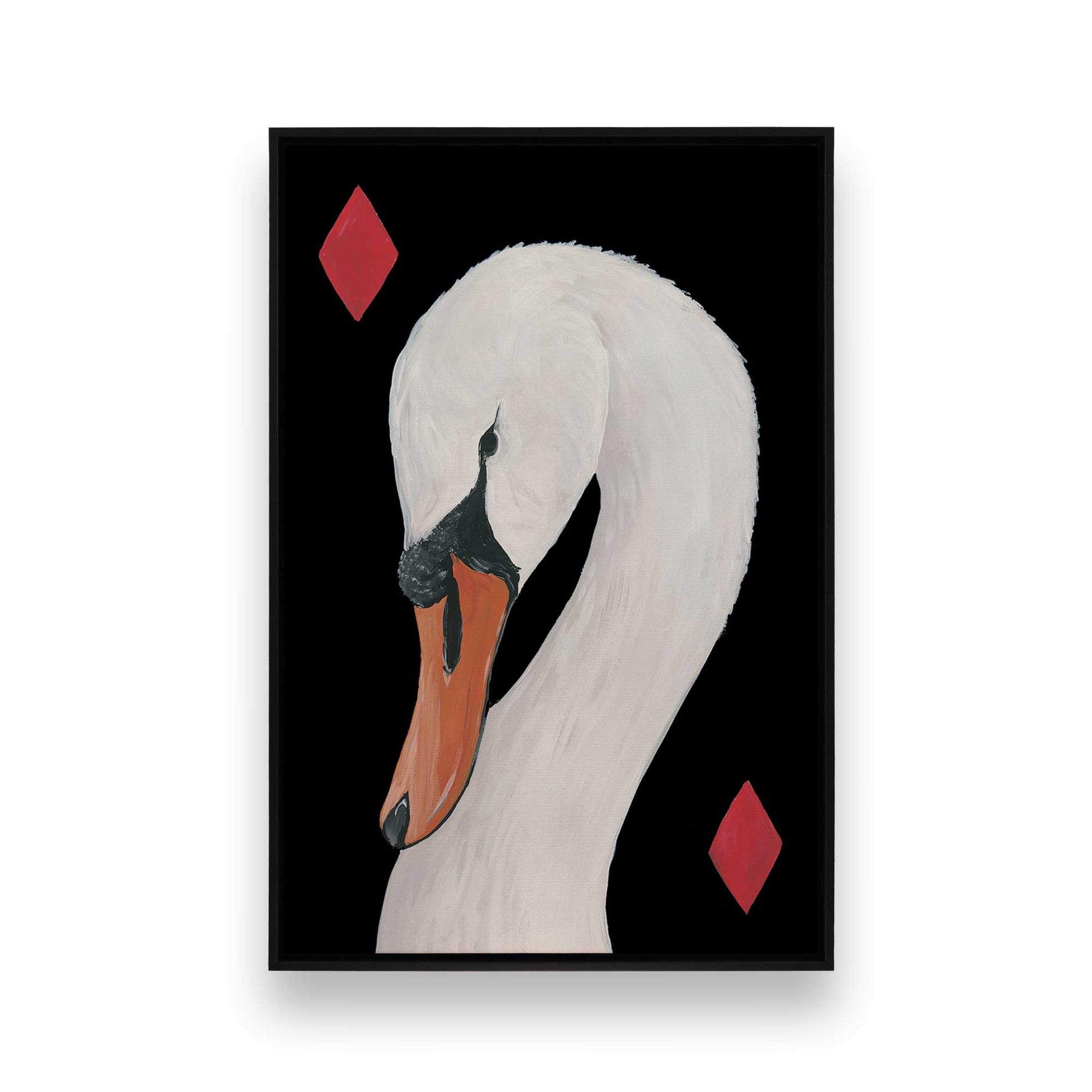 [Color:Satin Black], Picture of art in a Satin Black frame