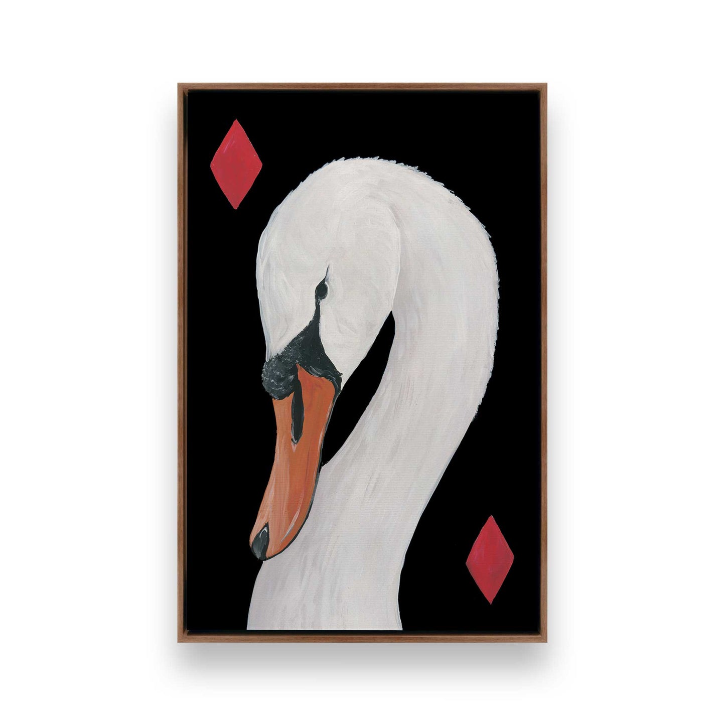 [Color:Walnut], Picture of art in a Walnut frame