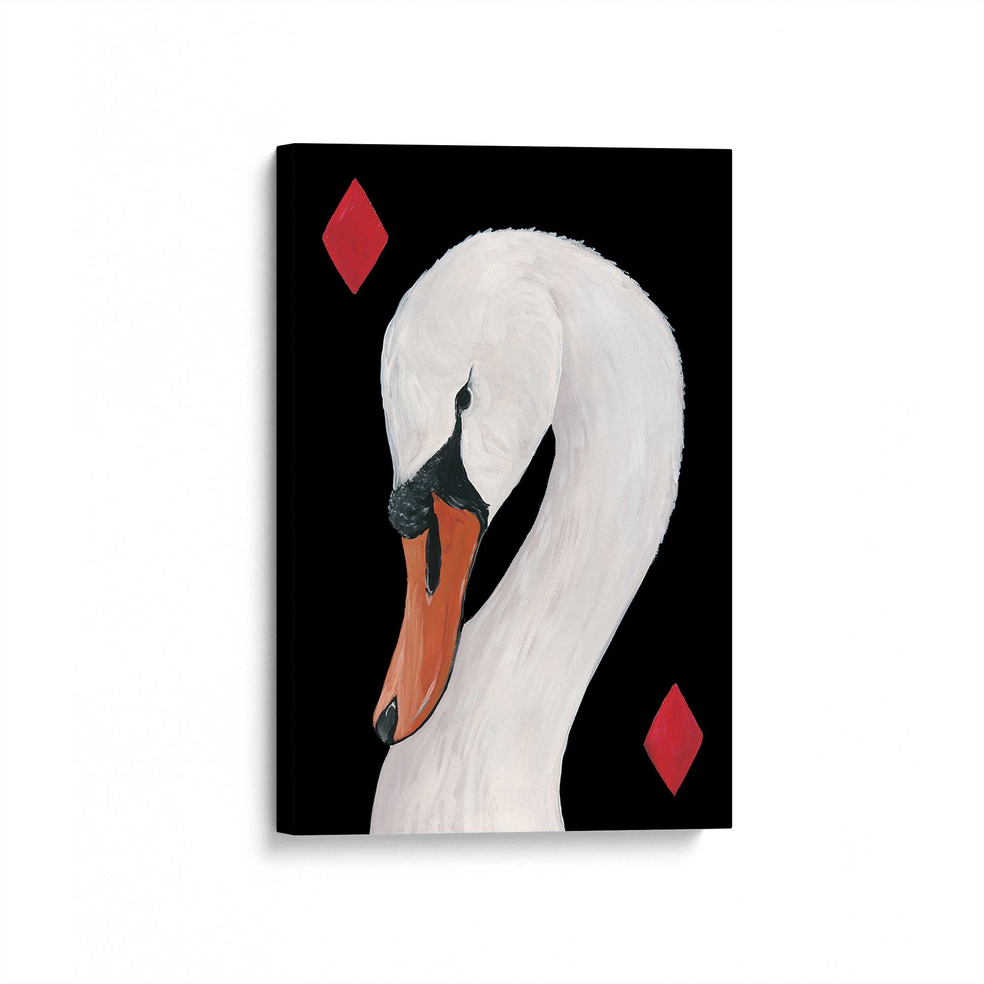 [Color:Stretched Canvas], Picture of art at an angle
