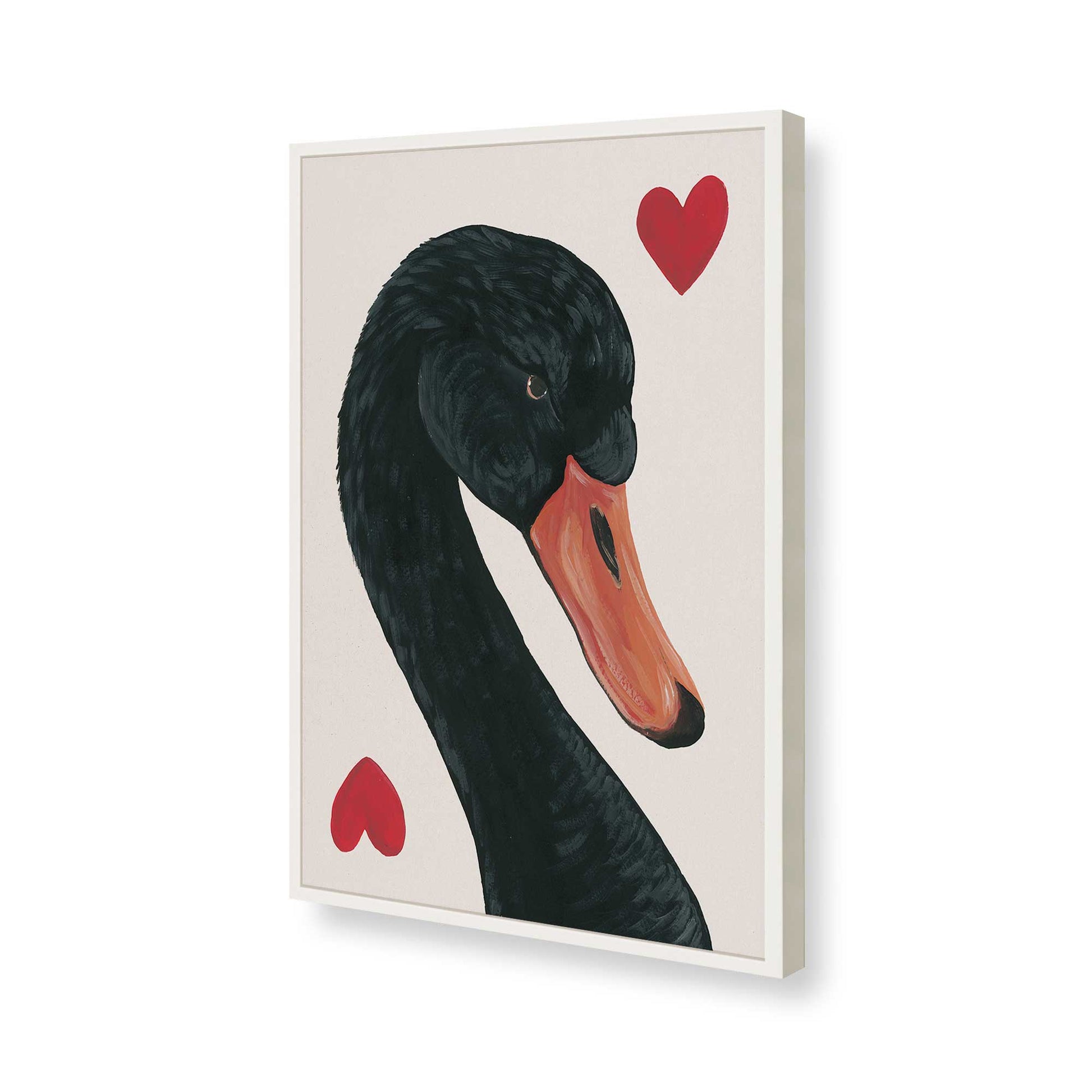 [Color:Opaque White], Picture of art in a Opaque White frame of the corner