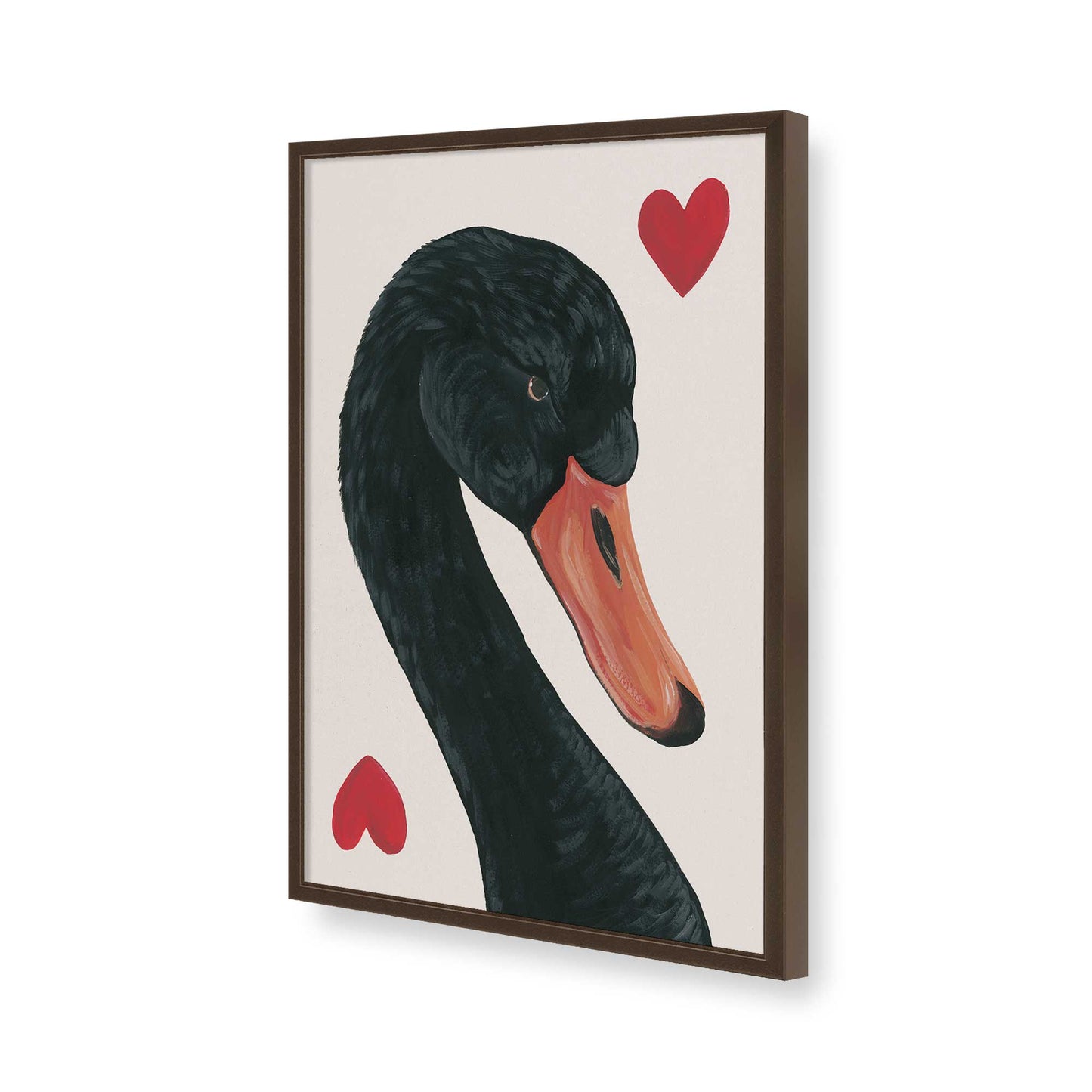 [Color:Belvinder Brown], Picture of art in a Belvinder Brown frame of the corner