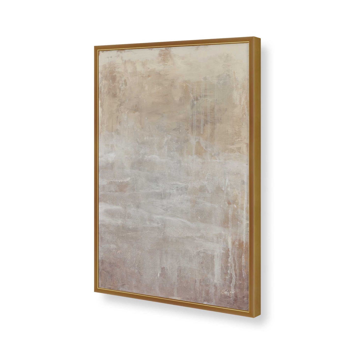 [Color:Polished Gold], Picture of art in a Polished Gold frame of the corner