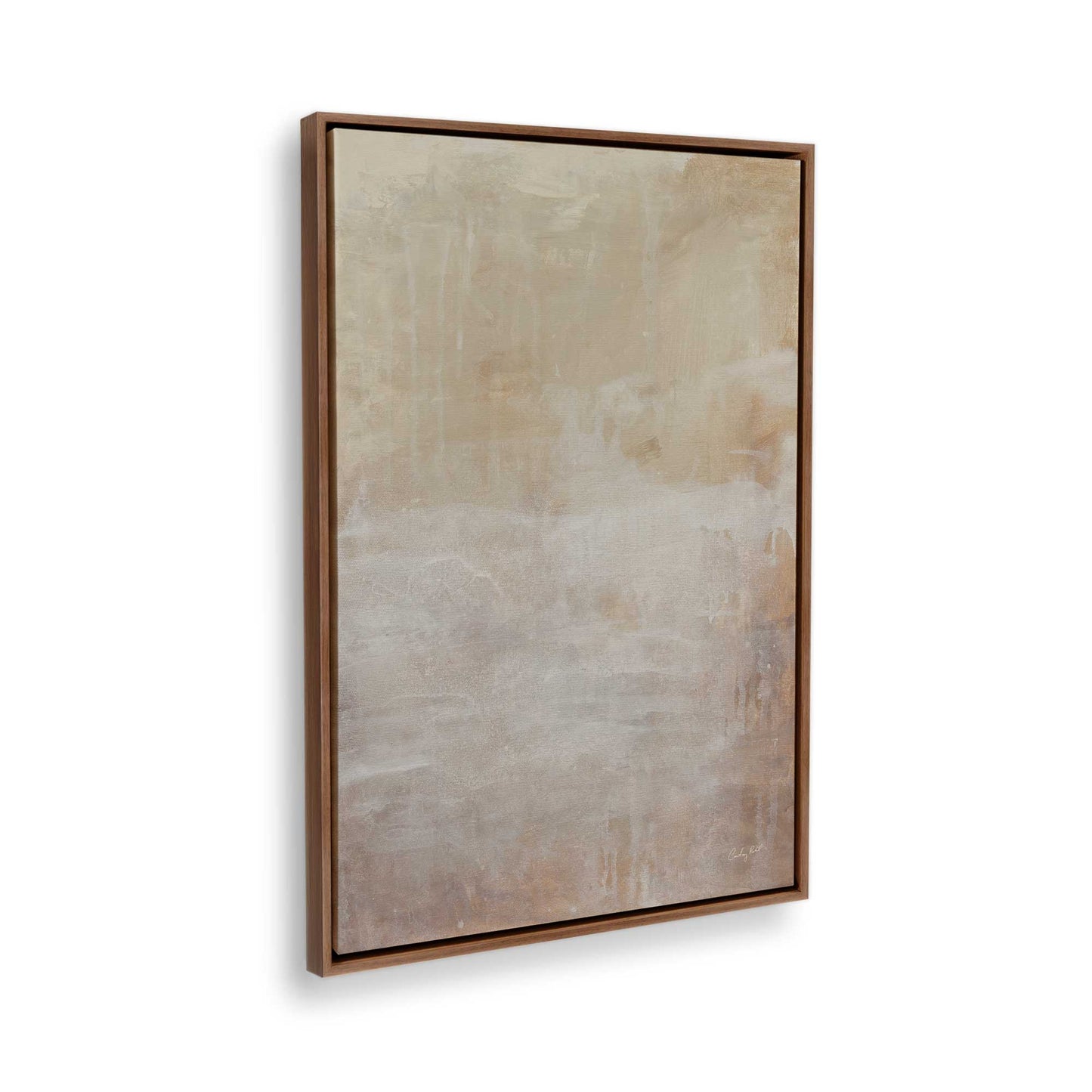 [Color:Walnut], Picture of the corner of the art