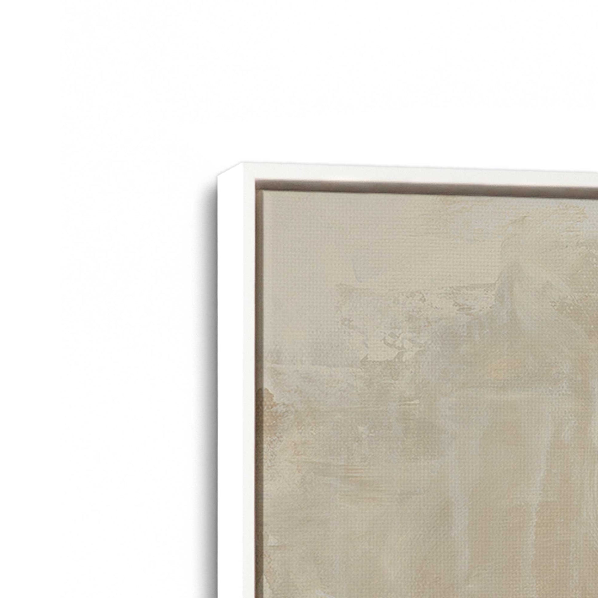 [Color:Opaque White], Picture of art in a White frame at an angle