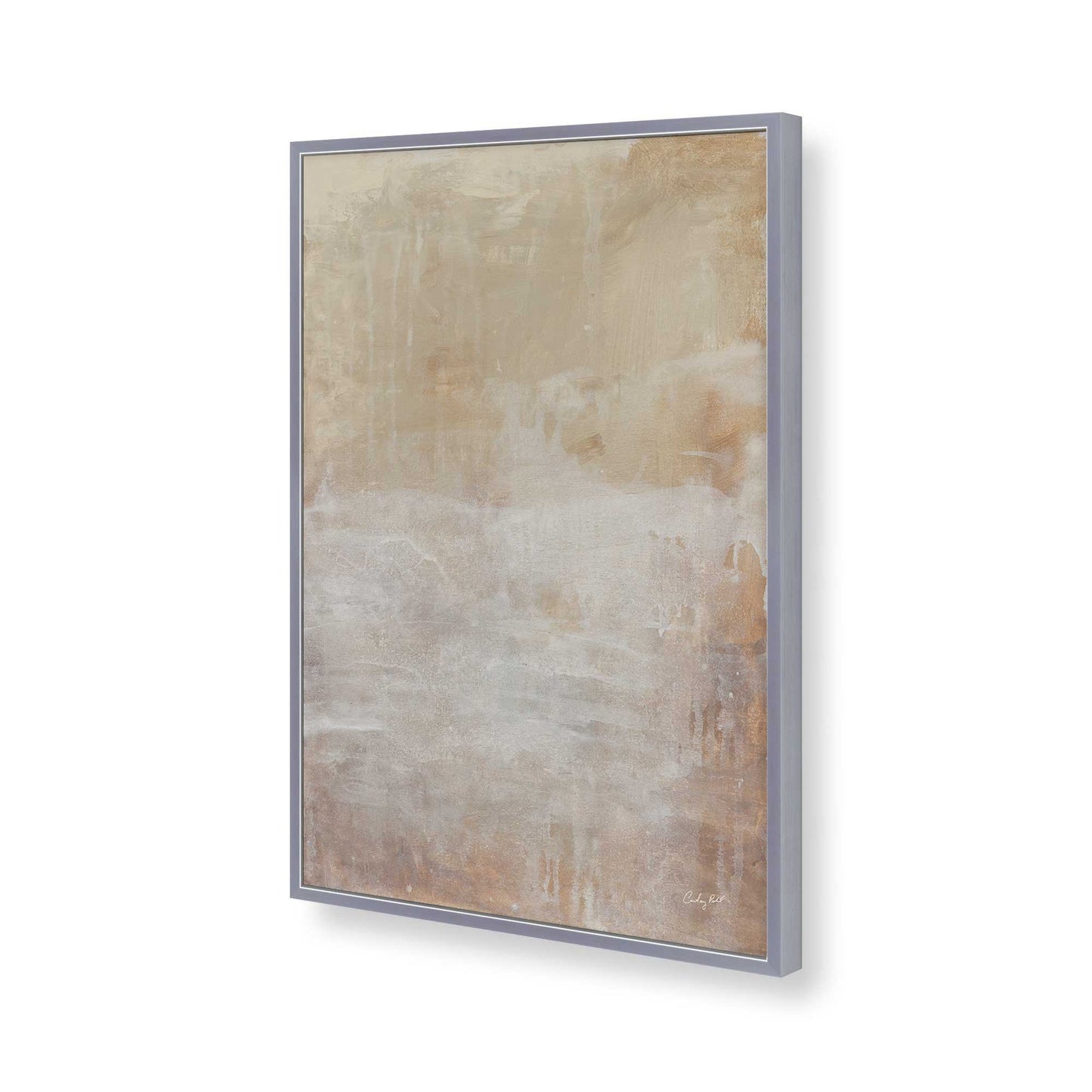 [Color:Polished Chrome], Picture of art in a Polished Chrome frame of the corner