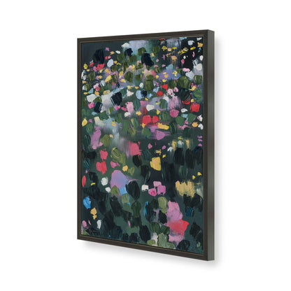 [Color:Satin Black], Picture of art in a Satin Black frame of the corner