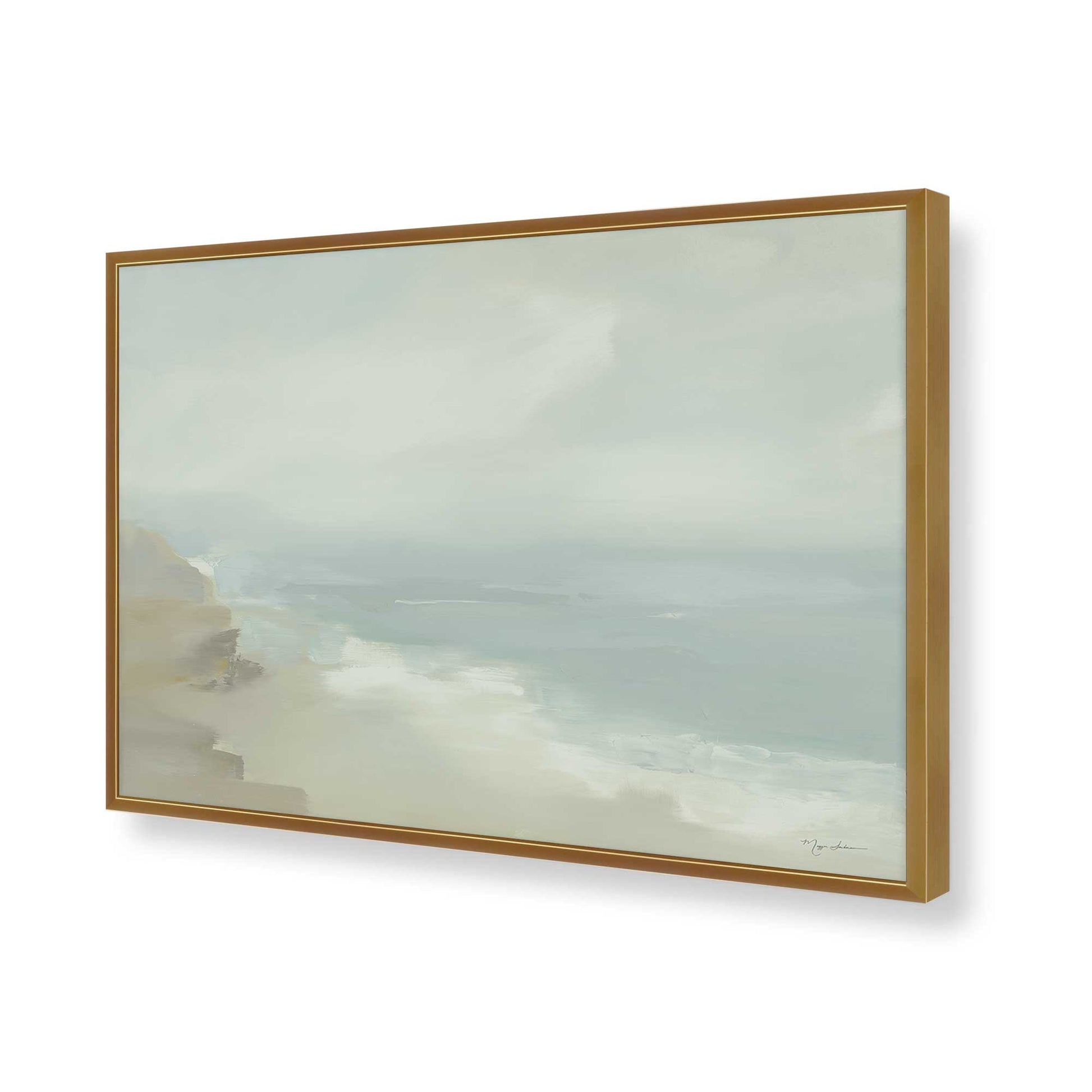 [Color:Polished Gold], Picture of art in a Polished Gold frame of the corner