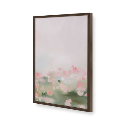 [Color:Brown], Picture of art in a Brown frame of the corner
