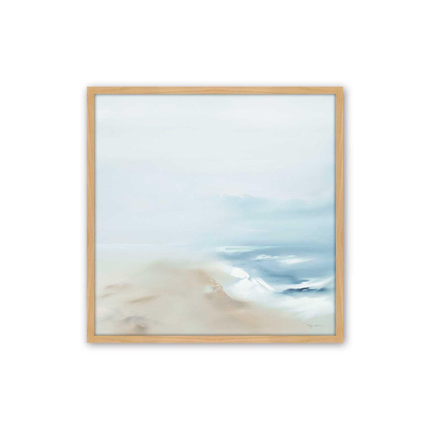 [Color:American Maple], Picture of art in a American Maple frame