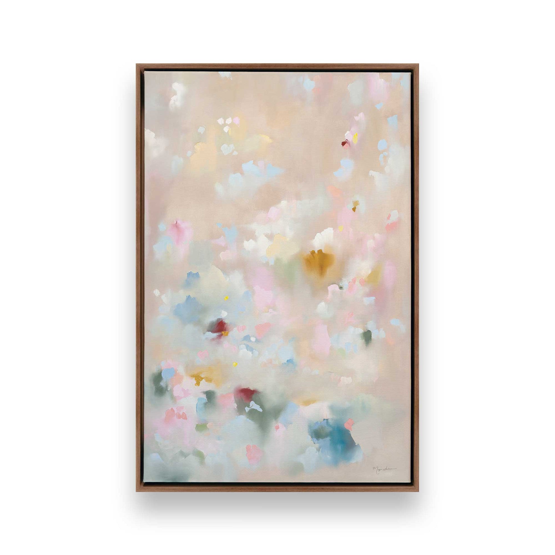[Color:Walnut], Picture of art in a Walnut frame
