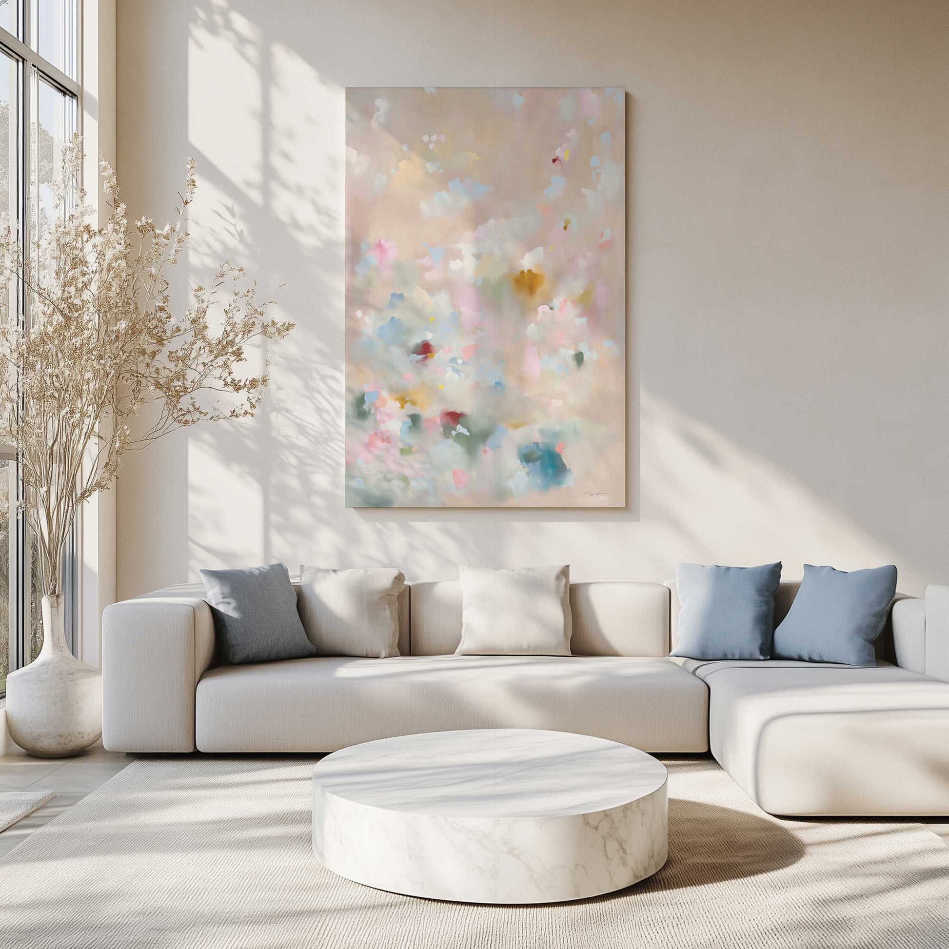 Picture of art in a room