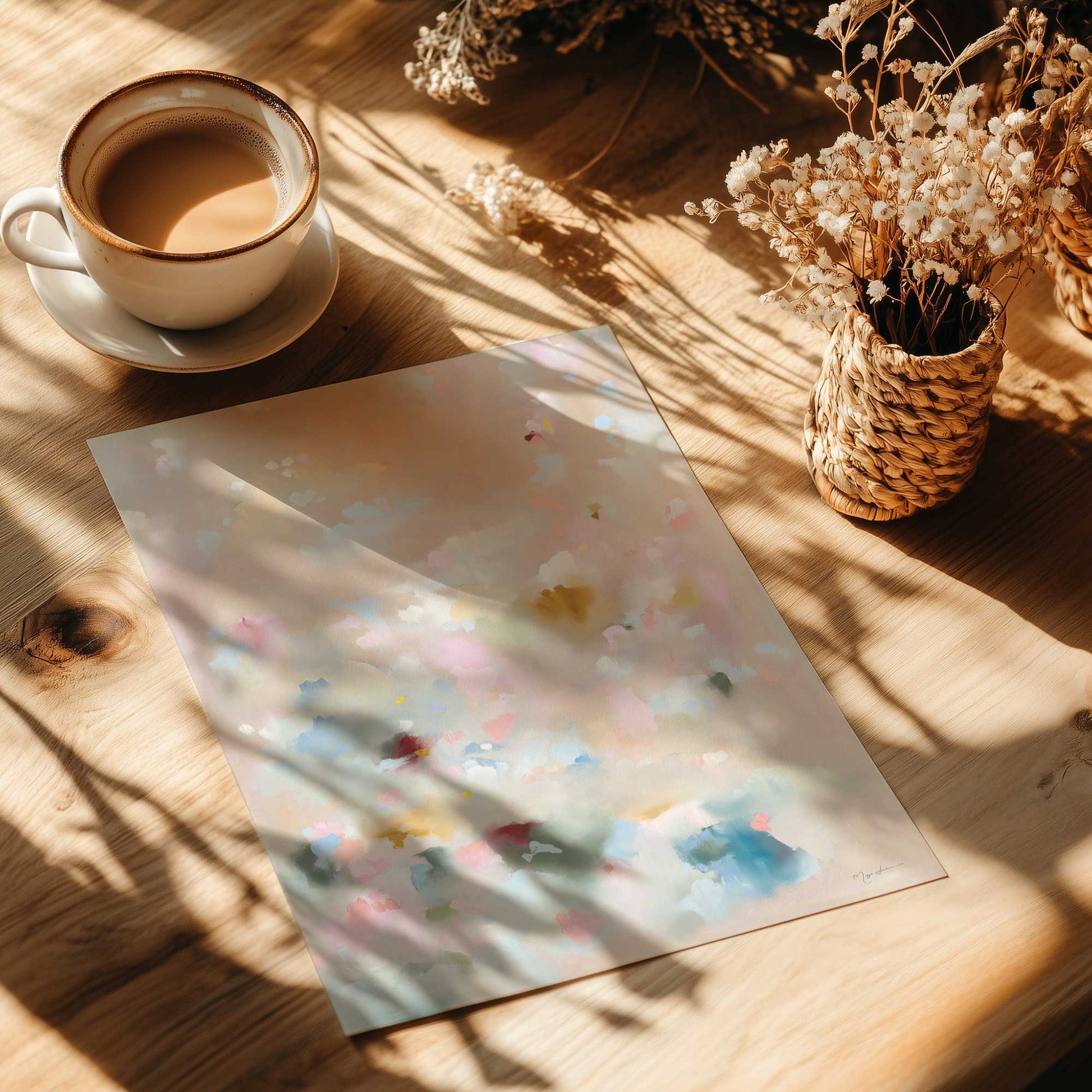 [Color:Rolled Print], Picture of close up of art