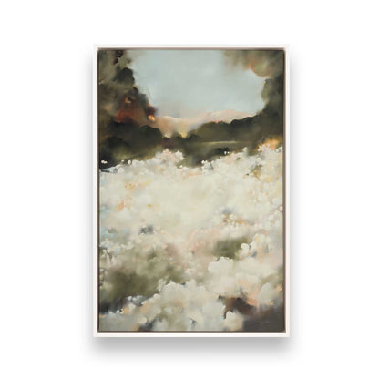 [Color:Opaque White], Picture of art in a White frame