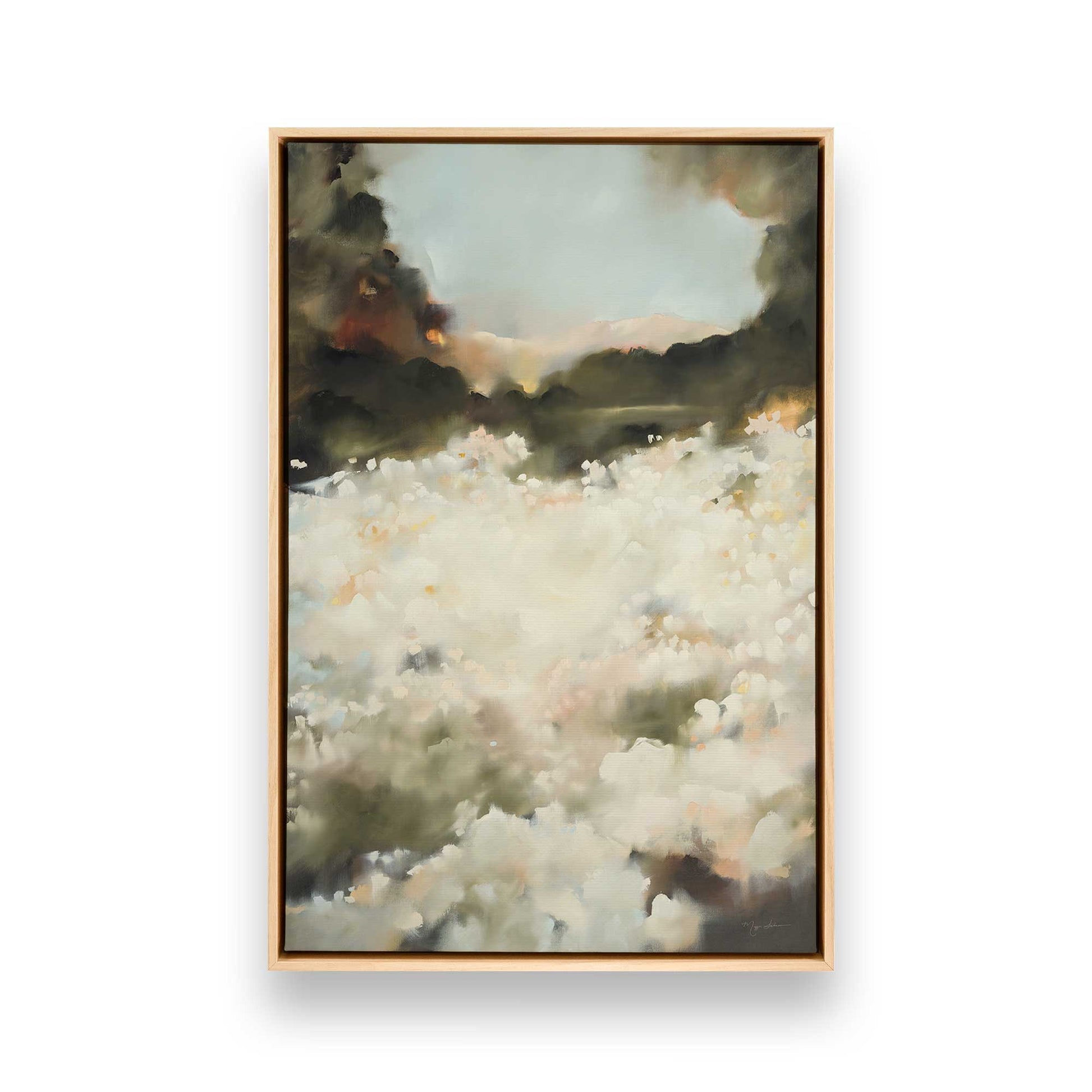 [Color:American Maple], Picture of art in a American Maple frame