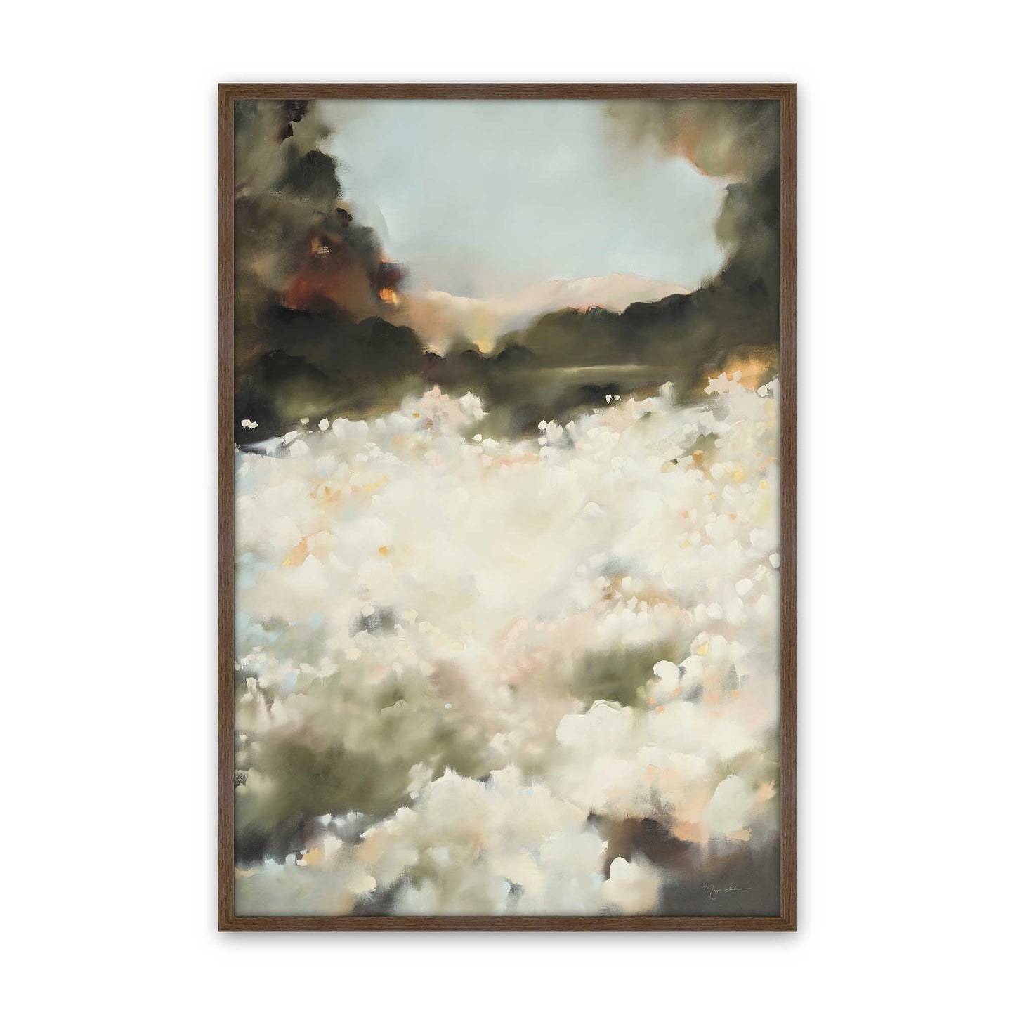 [Color:Walnut], Picture of art in a Walnut frame