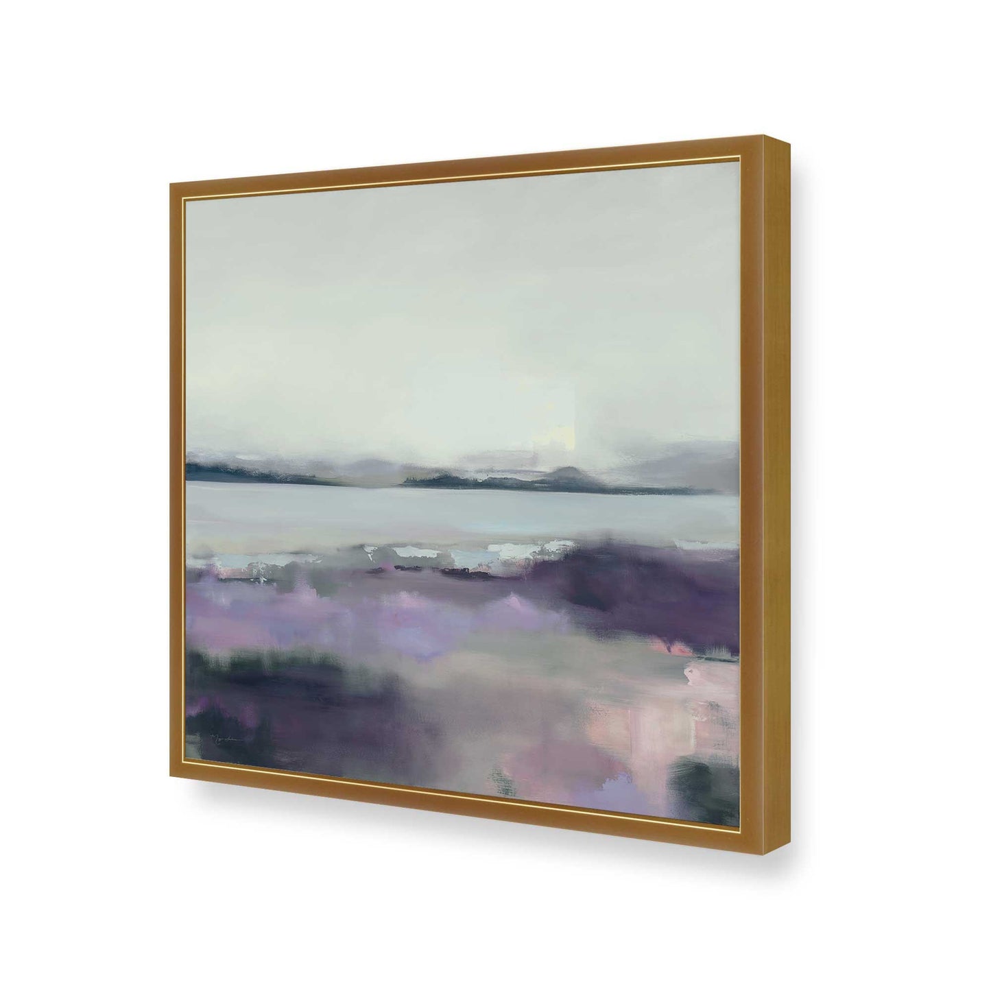 [Color:Polished Gold], Picture of art in a Polished Gold frame of the corner