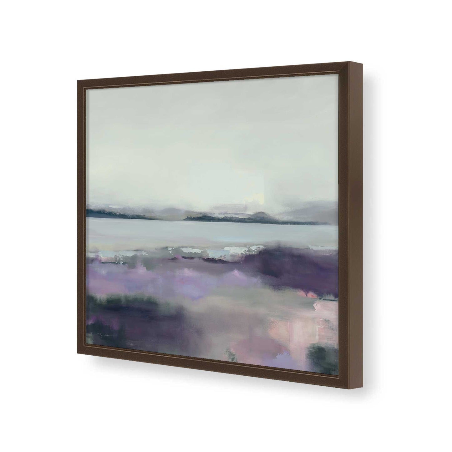[Color:Espresso], Picture of art in a Espresso frame of the corner