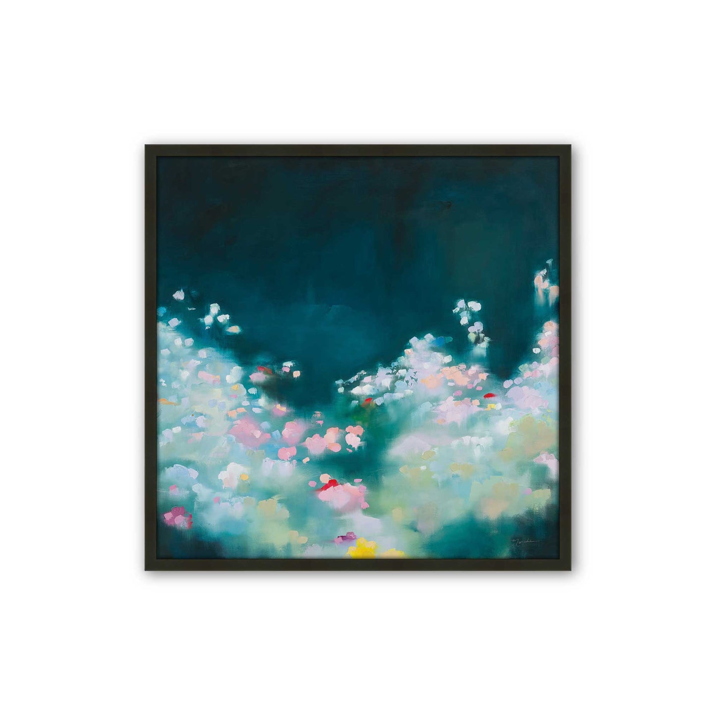 [Color:Satin Black], Picture of art in a Satin Black frame