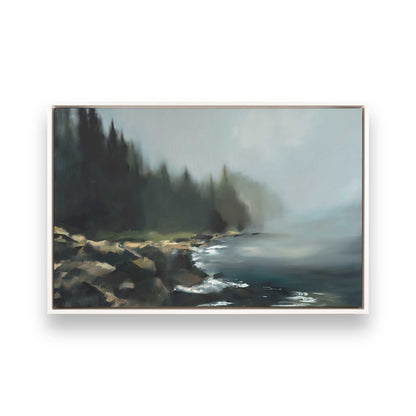 [Color:Opaque White], Picture of art in a White frame