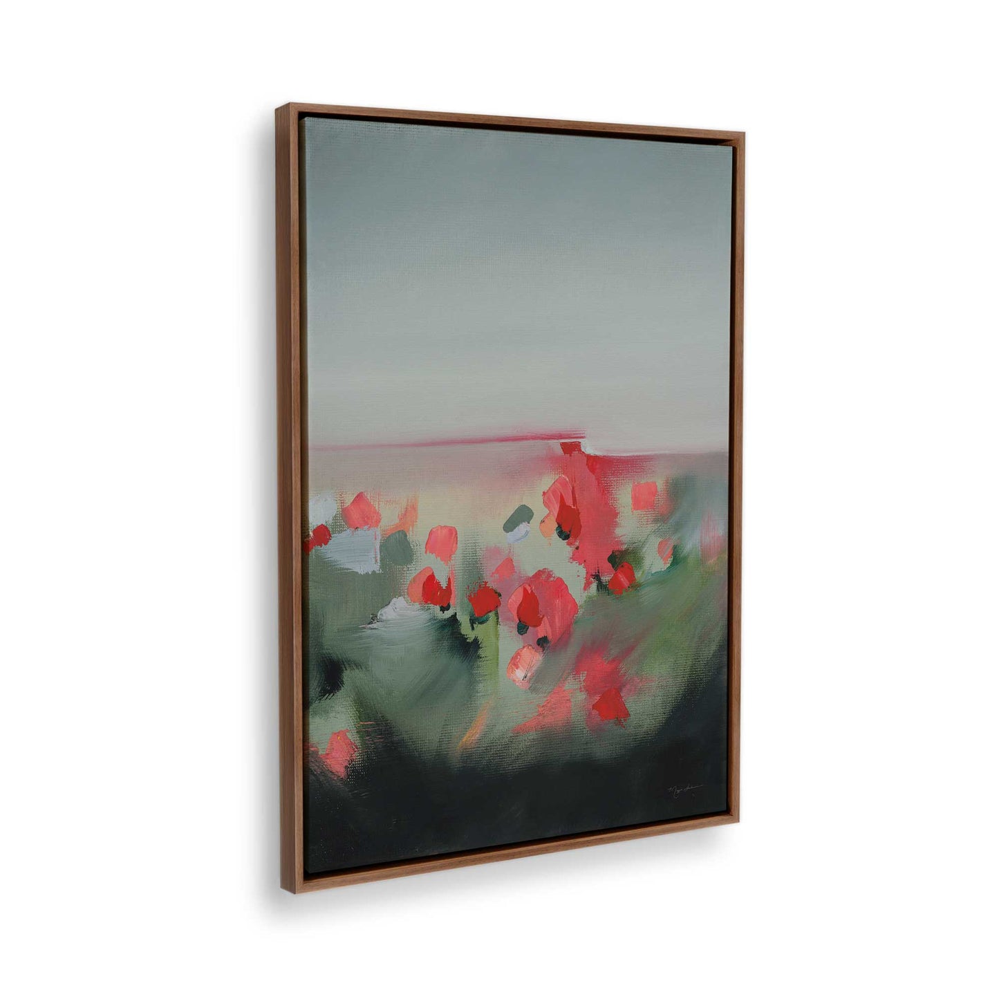 [Color:Walnut], Picture of the corner of the art