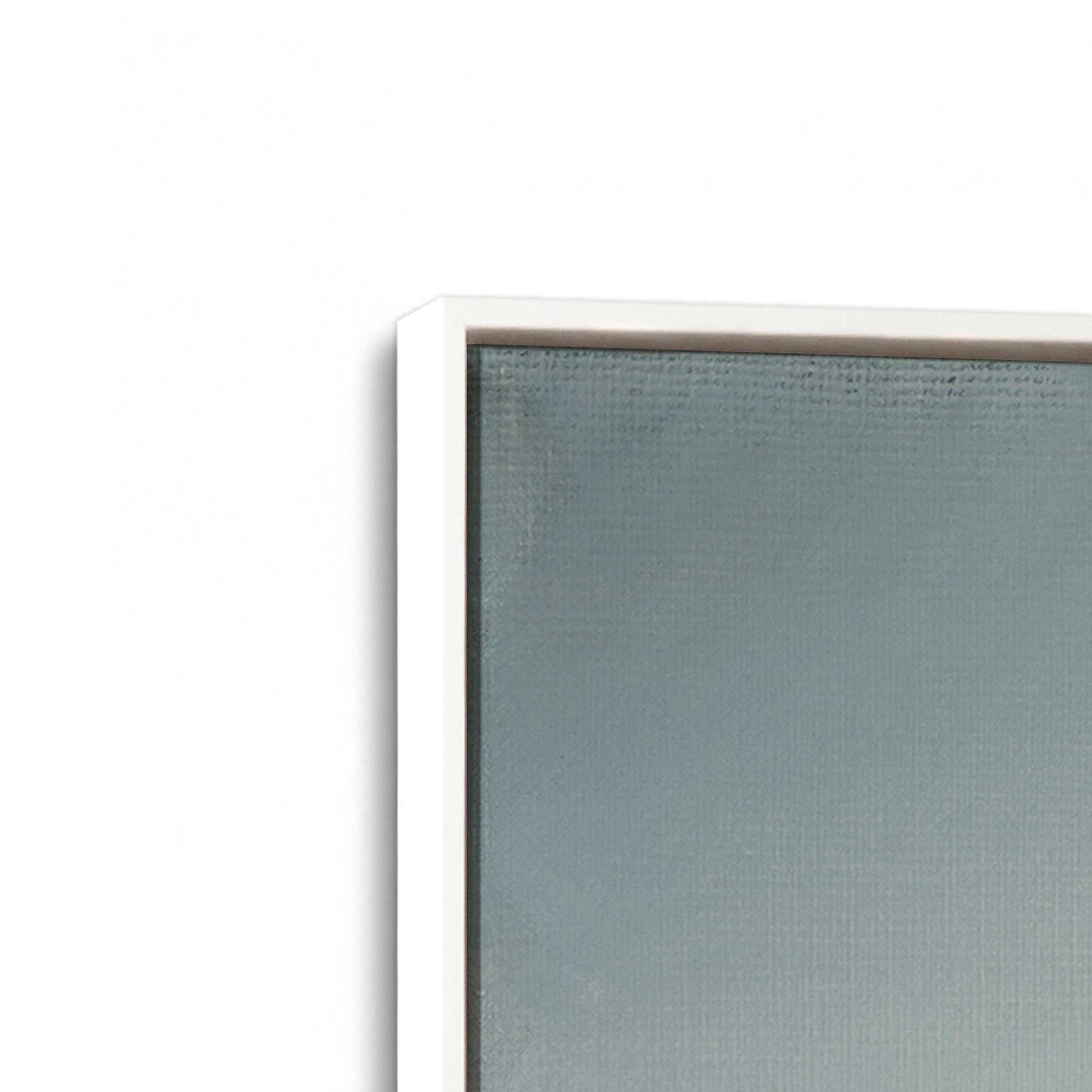 [Color:Opaque White], Picture of art in a White frame at an angle