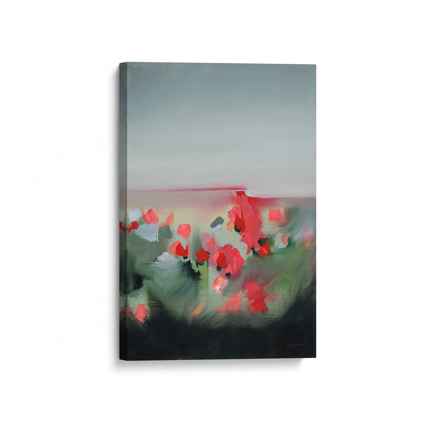 [Color:Stretched Canvas], Picture of art at an angle