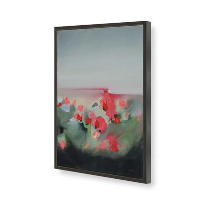 [Color:Satin Black], Picture of art in a Satin Black frame of the corner
