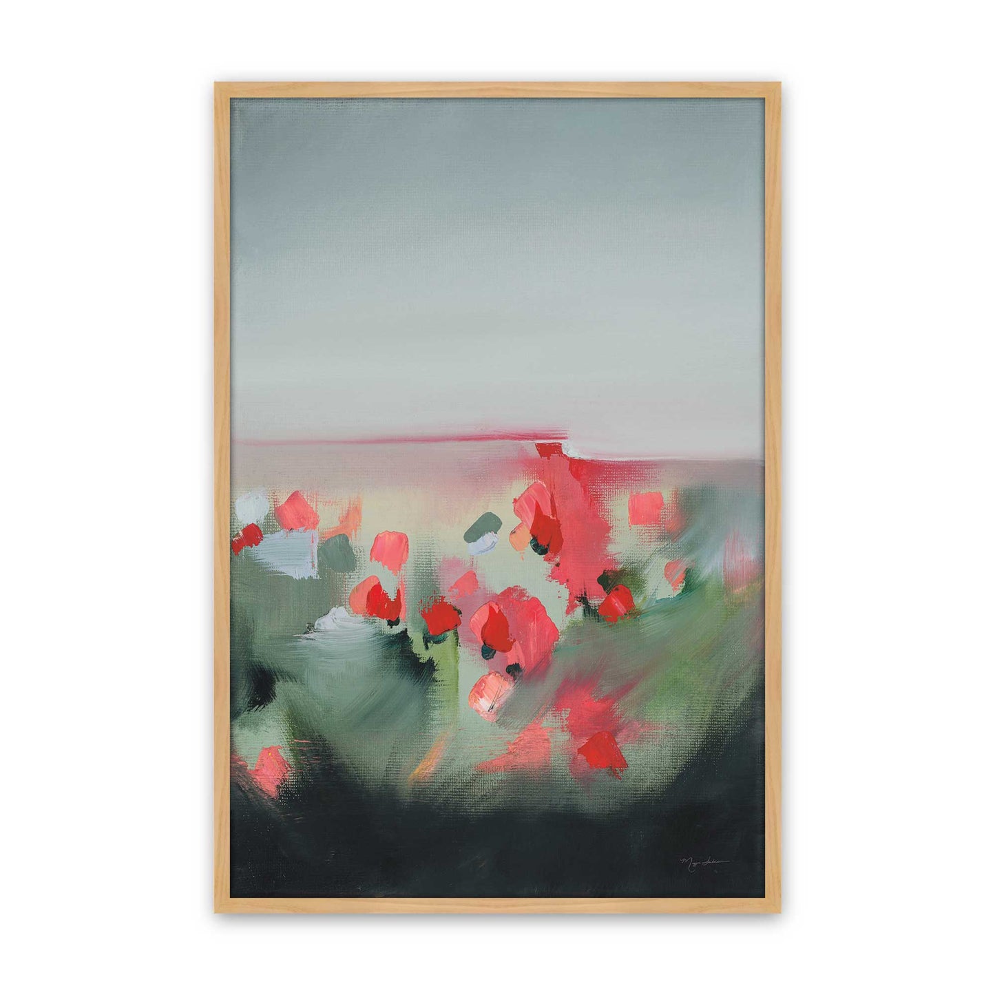 [Color:American Maple], Picture of art in a American Maple frame