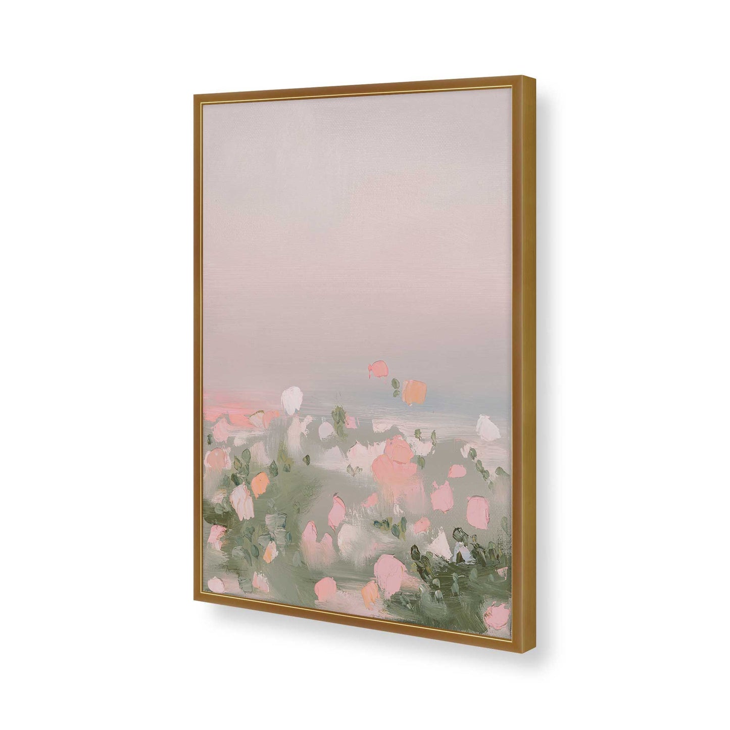 [Color:Polished Gold], Picture of art in a Polished Gold frame of the corner