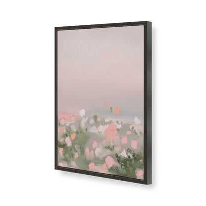 [Color:Satin Black], Picture of art in a Satin Black frame of the corner